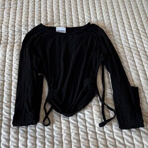 Skylar + Madison Black Long Sleeve Top